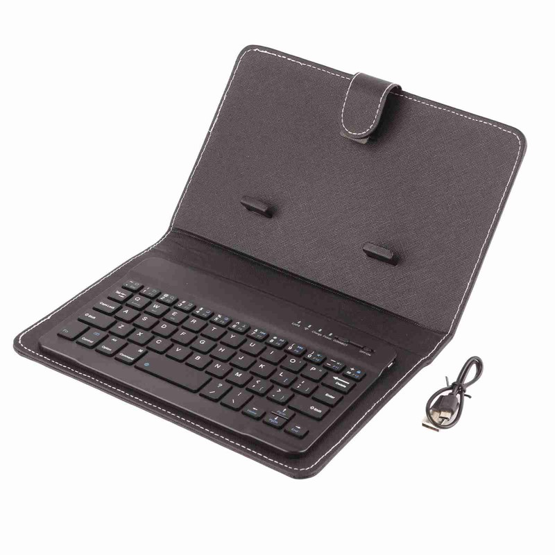 Universal Wireless Bluetooth Keyboard Flip Case Cover with Stand for