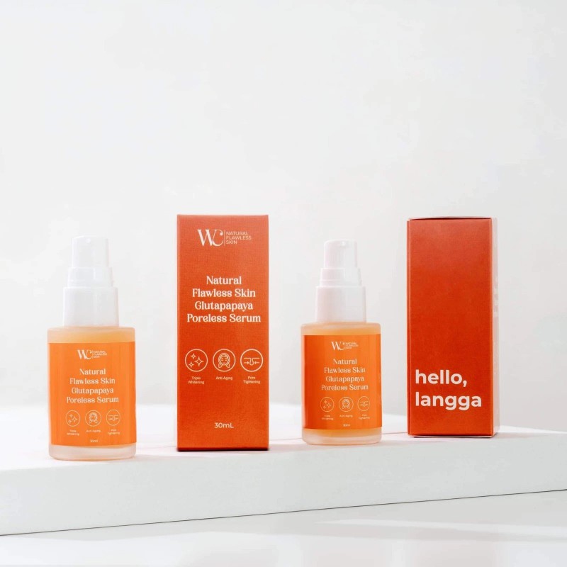 WC SKIN Natural Flawless Skin Glutapapaya Poreless Serum - 30ml