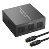 3 Port Toslink Splitter with Optical Cable (1 In 3