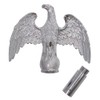 FRF FLAG Silver Eagle Head for Decorating Indoor Flagpoles, Made