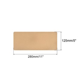 MECCANIXITY 4Pcs Iron on Patches for Clothing Repair Fabric Repair Patches Iron-On Mending Fabric Khaki 11"x5" for Clothes, Pants, Bags Hole Repairing and Decoration