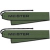 Meister Lockdown Wrist Wraps - Adjustable Non-Stretch Support for Weightlifting,