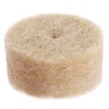 Dophee 50Pcs 1/2" Wool Felt Polishing Wheel Buffing Pad with