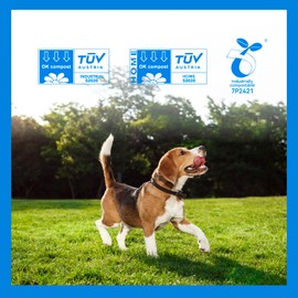 Dog Poop Bags with Dispenser Scented, Leak Proof, Extra Thick and Large Pet Waste Bags,1 Count Holder and 240 Pieces (16 Rolls) Plant Based for Pet Use