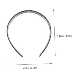 VICASKY 1pc Decorative Non- Headband Hair Accessory for Shower Face Washing Daily Wear Deep Toothed Design for Women Beauty and Style