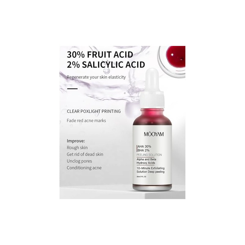 TFixol Solución Exfoliante con 30 ml de AHA 30 BHA