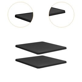 Fenteer 2 Pieces Square Table Covers, Desk Topper, Washable Small Stretch Table Top Covers Elastic Tablecloth for Indoor Outdoor Home