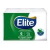 Elite Pañuelos Mentol 3 Hojas 6 Paquetes de 10 Piezas