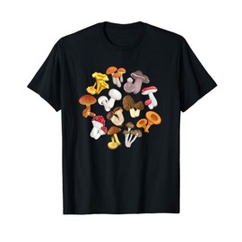 Funghi micologici Caccia ai funghi Maglietta