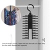 HAOHIZE Black Tie Holder, Adjustable Cross X Tie Rack, Belt,