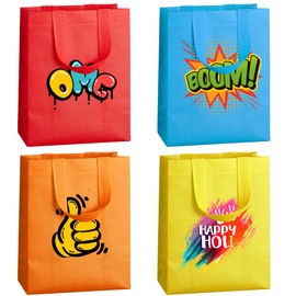 SPERPAND SPERPAND 30Pcs Gift Bags Medium Size, Reusable Goodie Bags, Gift Bags with Handles for Party Favors, Birthday, Baby Shower