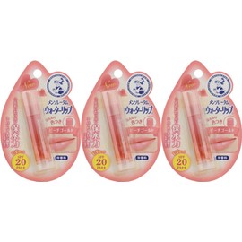 Mentholatum Water Lip Peach Gold 4.5g Set of 3