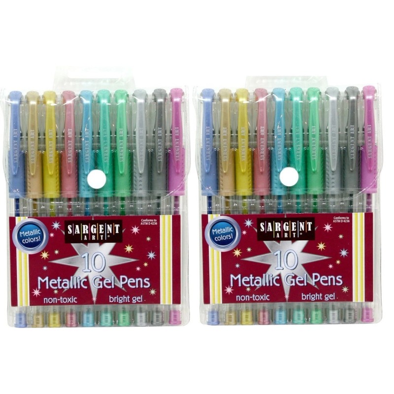 Sargent Art 10 Count Metallic Durable Long Lasting 1 Set