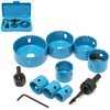 BE-TOOL Metal Cutting Set Round Drill 8 Pieces Hole Saw