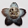 Sakura Petal Lapel Pin Badge Alloy, Large Size 1.0 inches