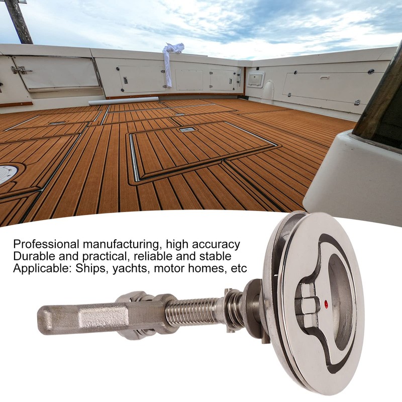 Aramox Boat Cam Latch,1060mm Adjustable Stainless Steel Floor Buckle Hatch