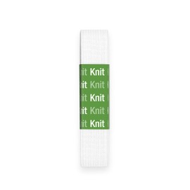 Dritz 9322W Knit Non-Roll Elastic, White, 3/4"