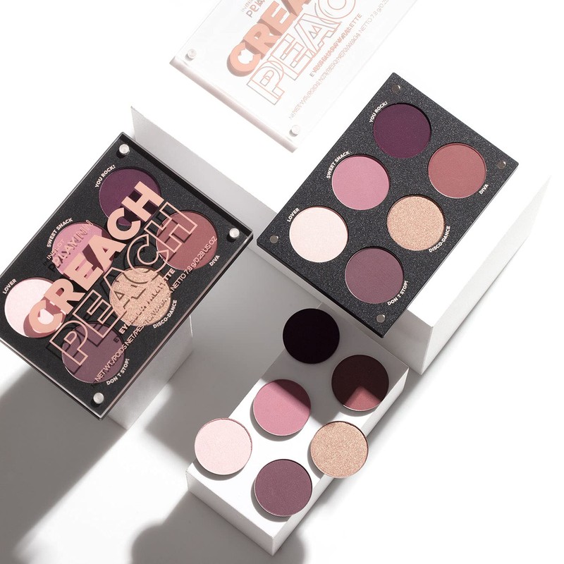 INGLOT PLAYINN Creach Peach Eyeshadow Palette, A Collection of Six