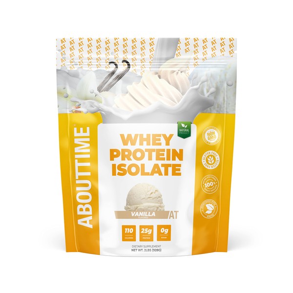 About Time About Time Whey Isolate Protein, Non-GMO, All Natural,