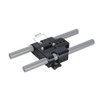 NICEYRIG Dual 15mm Diameter Rod Clamp Base Plate with 1/4"