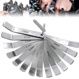 ZHENYUAN 88880053 Feeler Gauge Jake Brake Tools Set Compatible with Volve Mack MP7 MP8 MP10 D12 D13 D16 Engines Intake and Exhaust Valve Adjustment Kit (14 PCs) 88880053 88880052 85111377