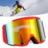 Adult Ski Goggles Double Layer Anti Fog Large Field Cylindrical