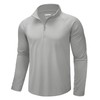 CRYSULLY Men's 1/4 Zip Pullover UPF 50+ Sun Protection Shirts