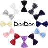 DonDon Men's Bow Tie 12 x 6 cm with Hook