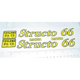 Structo Pair Structo 66 Toyland Oil Tanker Truck Stickers ST-041