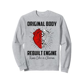 Funny Open Heart Surgery Recovery Survivor Gifts Men Women Sweatshirt