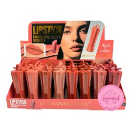 Labial En Barra Mate Velvet Mayoreo 24 Pz