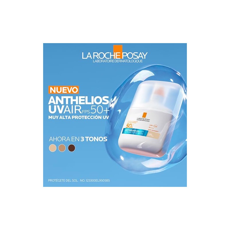 Roche Posay Anthelios Air Serum Protector Solar Spf Tono Claro