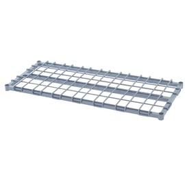 FSE 373-2460DSGY Dunnage Shelf, 60"W x 24"D, 1500 lb. Capacity, (1) Removable Wire top mat, Square tubing Frame, NSF