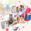 Demissle - Juego de 40 jabones de flores de rosas