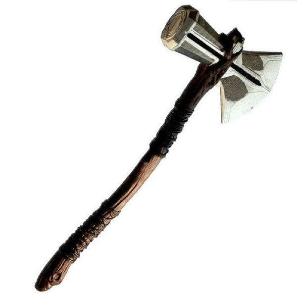 damdos Halloween Cosplay Prop 72cm Thor's Axe Hammer Thor Storm Breaker Prop Axe Brithdays Gift PU Foam