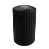 Allstar Minas Swing Lid Bin Black Cosmetic Bin Black
