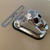 XKMT- Chrome Red Tombstone ABS Plastic Skull Brake Tail Light