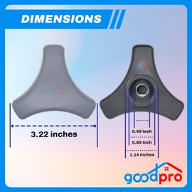 goodpro Commercial Washer Door Handle Knob Kit Part# 472992002 - Replacement & Compatible with Some Wascomat Washing Machines