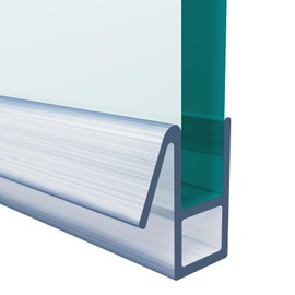 Shower Screen Seal Strip 4-6mm, Glass Shower Door Seal Strip, Vertical Shower Door Seal, Bath Shower Screen Seal, Shower Seal Strip, Bath Screen Seal Strip (4-6 mm丨straight, 2M)