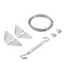 National Hardware N192-211 Anti-Sag Gate Kit, For Exterior Use, Coated