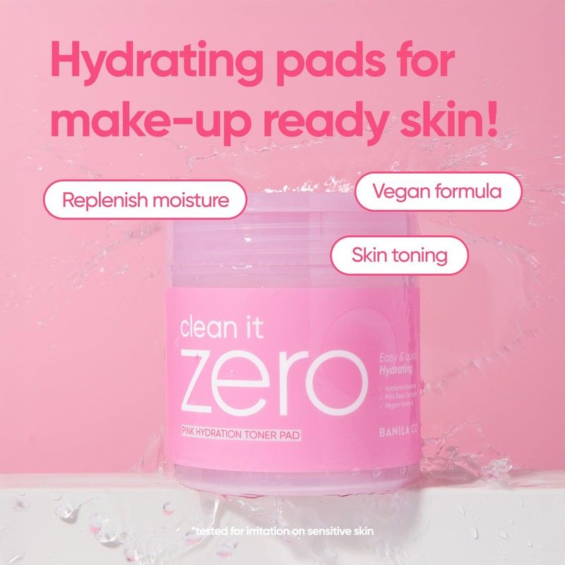 BANILA CO Clean it Zero Pink Hydration Toner Pad |