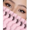 Half Lashes Natural Lashes Wispy Lashes Corner Lashes 3/4 False