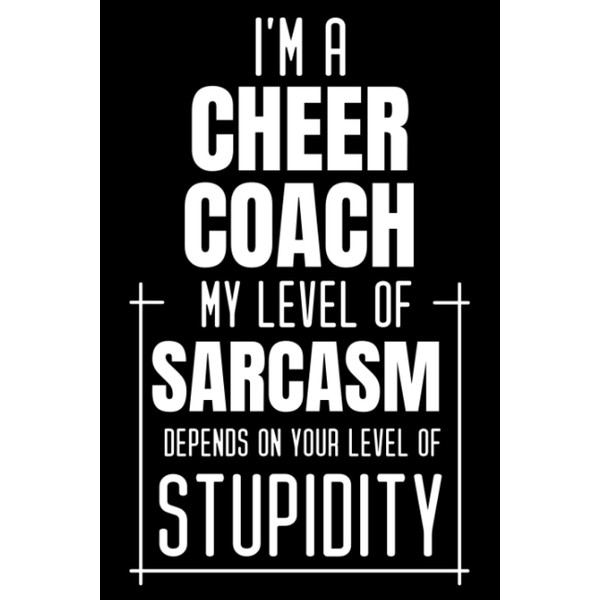 Cheer Coach Gifts: A Novelty Blank Lined Journal To Write