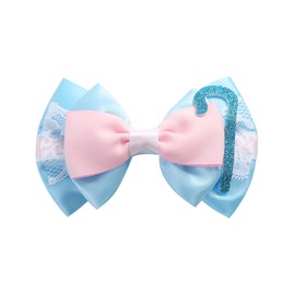 5 Inch Little Girls Hair Bow Clips Toy Hair Accessories Birthday Dress Up Party Supplies Christmas Gift C