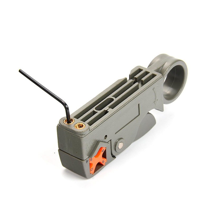 tooloflife Rotary Coaxial Coax Cable Cutter Stripper Tool for RG59