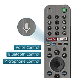 RMF-TX600U CtrlTV Control remoto de voz con micrófono para Sony Smart TV - Control remoto Bluetooth para Sony Android 4K Ultra HD LED Internet KD XBR Series UHD LED 43-98 pulgadas