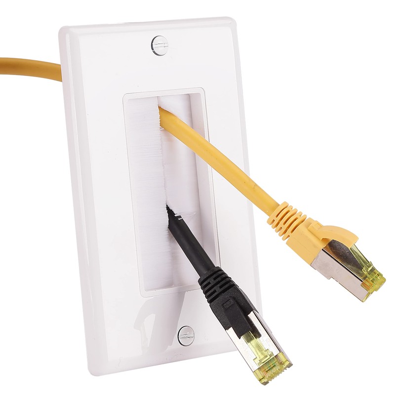 Bates Choice - single brush wall plate