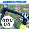 Hihaha Bicycle Headset Spacers 10mm Bike Handlebar Stem Spacers 31.8mm