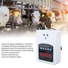1500W Greenhouse Temperature Controller Digital Air Temperature Controller Thermostat LCD