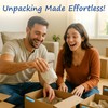 250 Home Moving Labels for 1 Bedroom — 5 Color-Coded